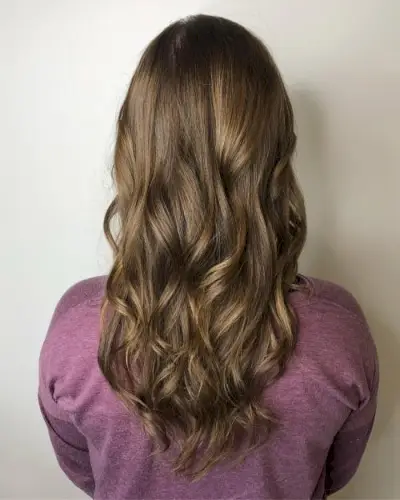 Light Brown Hair with Mocha Brown Lowlights
