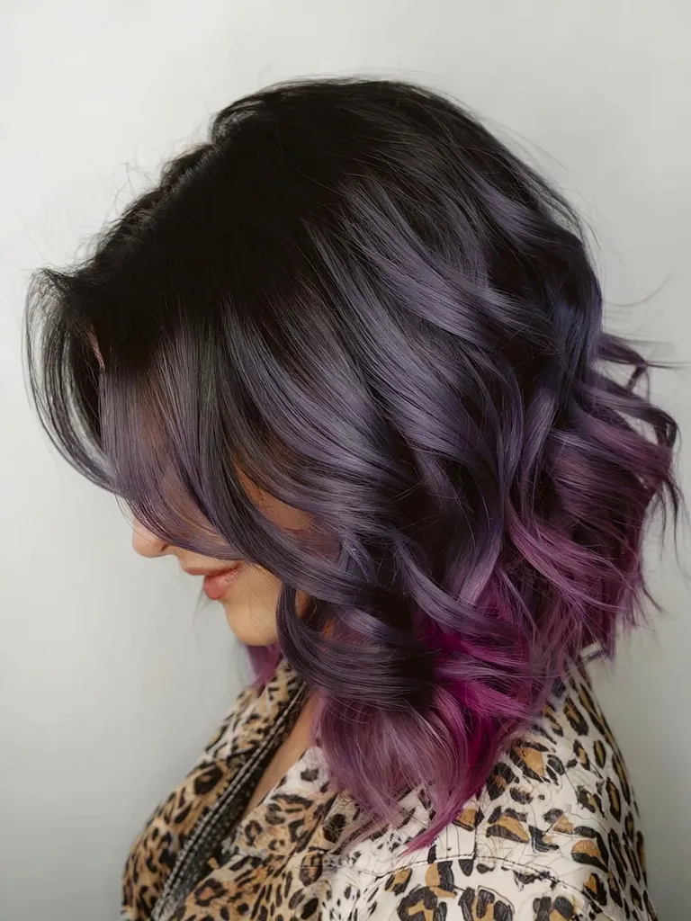 Ombre negru spre violet' title=