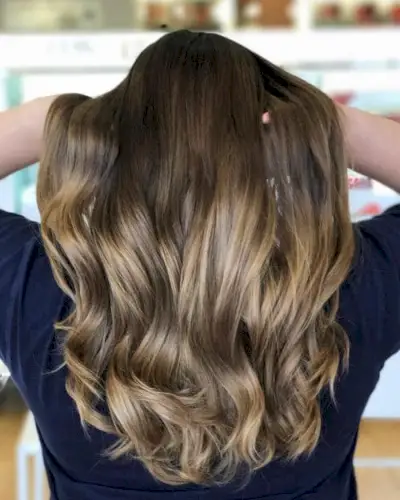 Ash brown highlights for dark brown hair