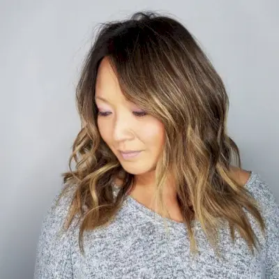 Soft Sandy Blonde Highlights