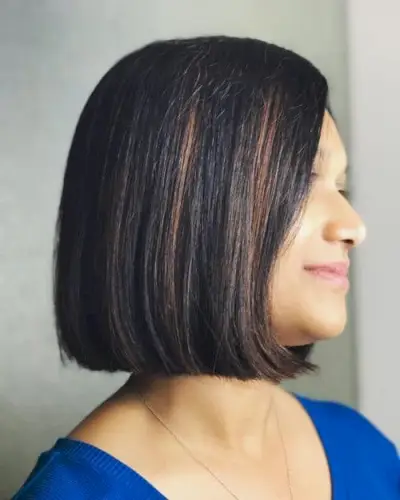 Subtle Caramel Brown Highlights