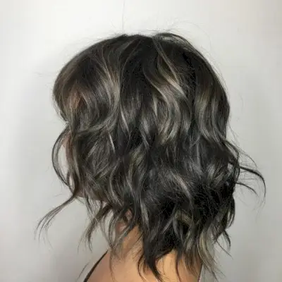 Smoky silver highlights