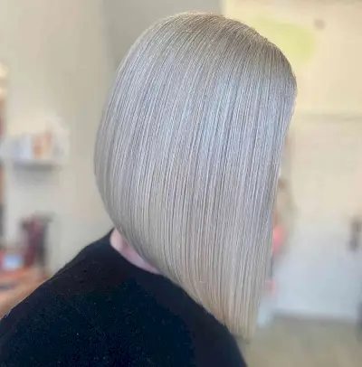 Stunning Silver A-Line Bob