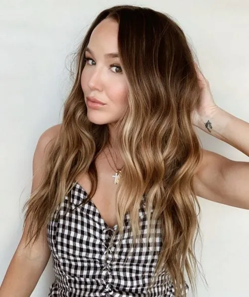 Jewel-like tmavě hnědá až světle hnědá Ombre zvýraznění' title=