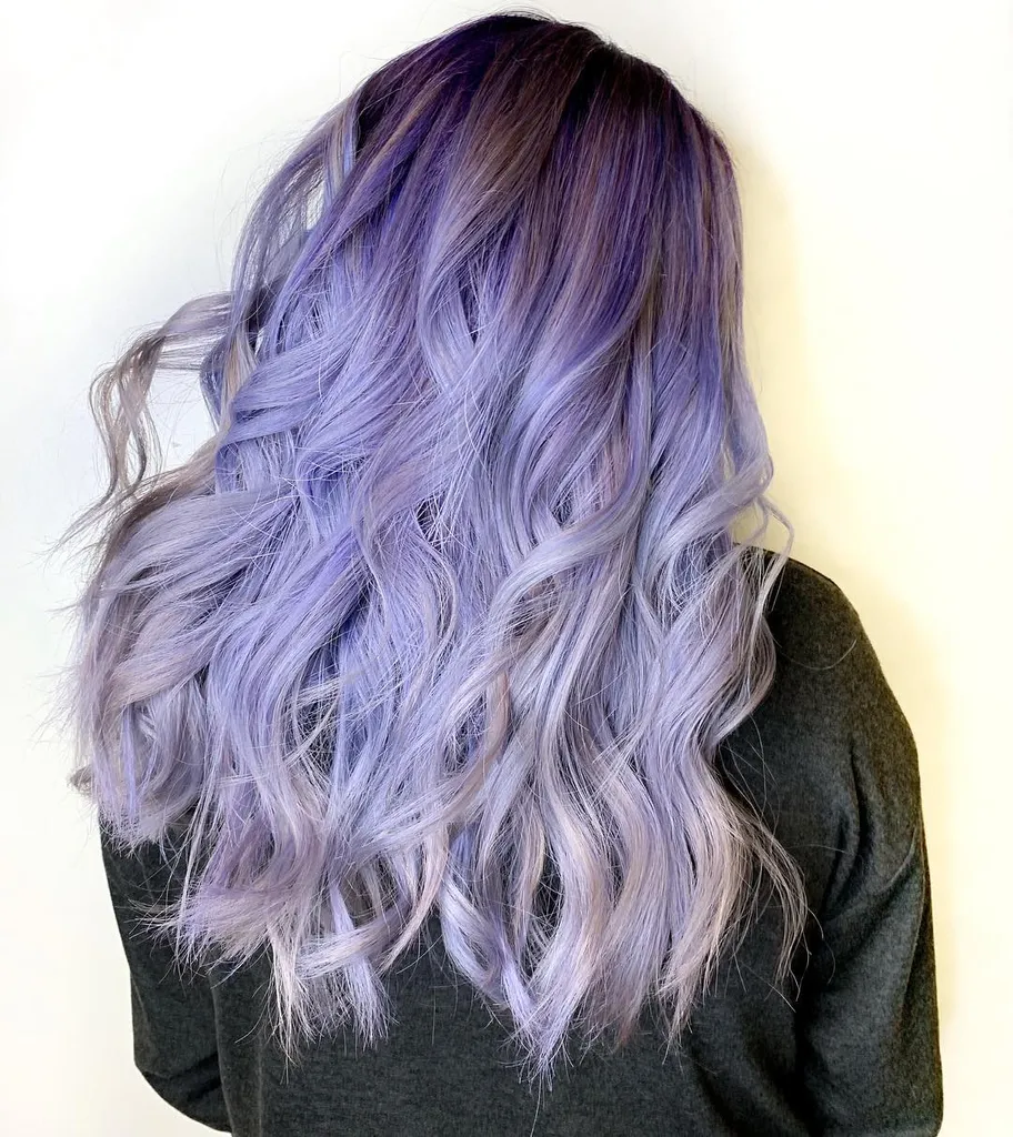 Cabelo roxo lindo pervinca' title=