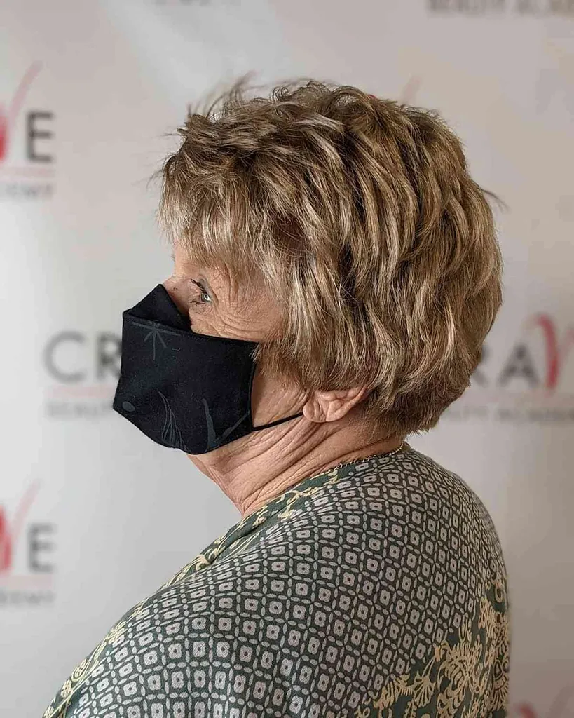 Delvis mørkeblonde høydepunkter' title=