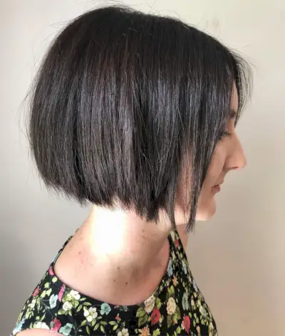 Chocolate Brown Jaw-Length Bob