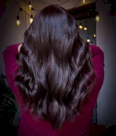 Mahogany and Chocolate Blended Hair