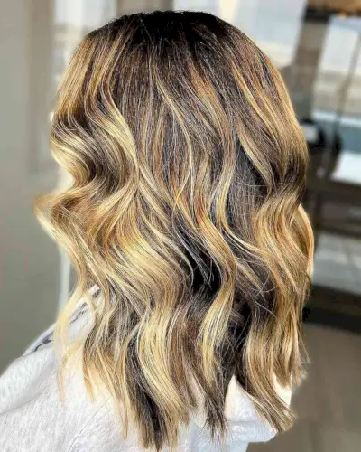Bright Honey Blonde Highlights