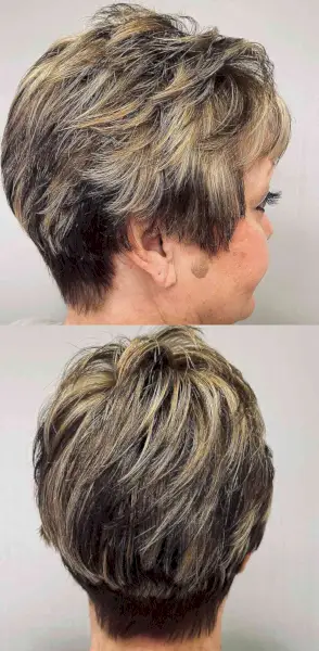 Golden Blonde Highlights on Brunette Hair