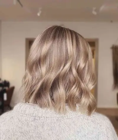 Creamy Blonde Balayage Highlights