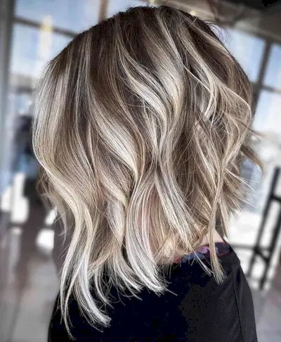 Icy Honey Blonde Balayage Highlights