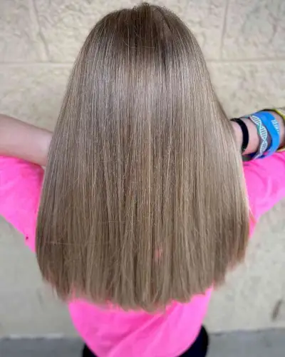 Faded Dark Dishwater Blonde Hair