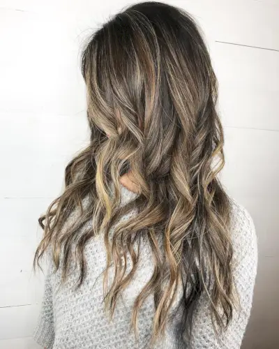 Gorgeous Ash Caramel Balayage