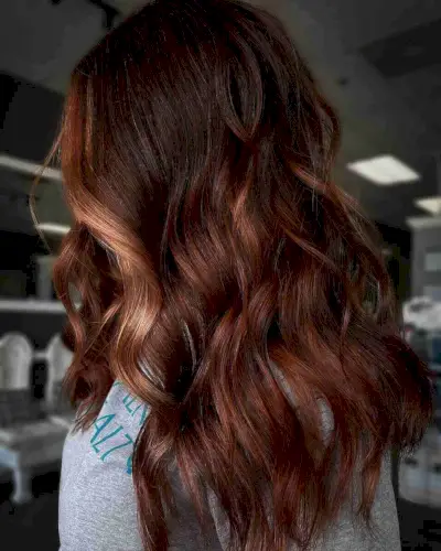 Dark Auburn Hair Color for the Fall Season