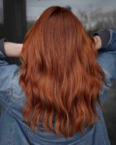 Rusty Apple Cider Hair Color for Fall