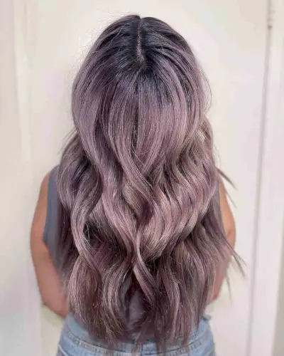 Dusty Lavender Hair for the Fall Season