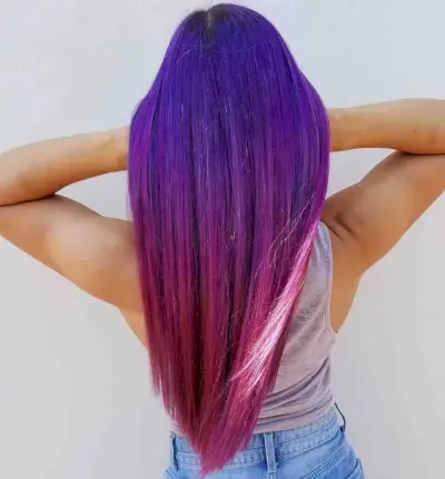 Pink and Purple Mermaid Hair