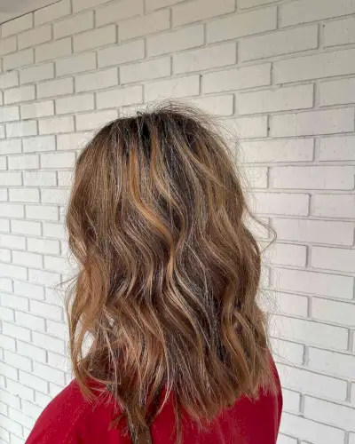 Strawberry Blonde Balayage Highlights