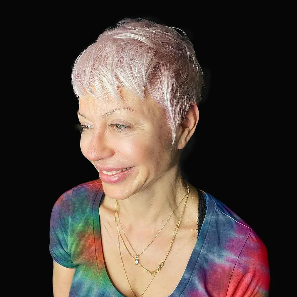 ļoti viegla vates rozā matu krāsa' title=