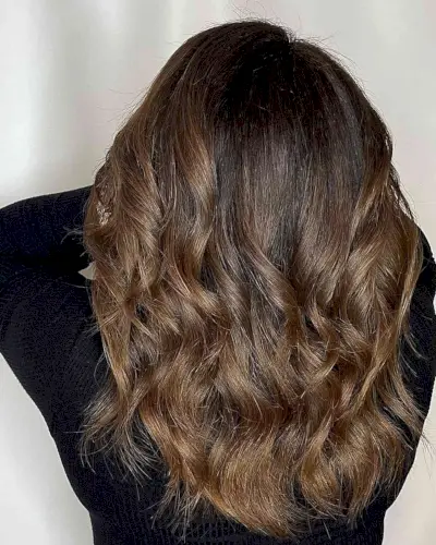 Multi-Dimensional Dark to Light Brown Ombre