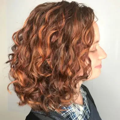 Light Reddish Brown Hair with Auburn Highlights