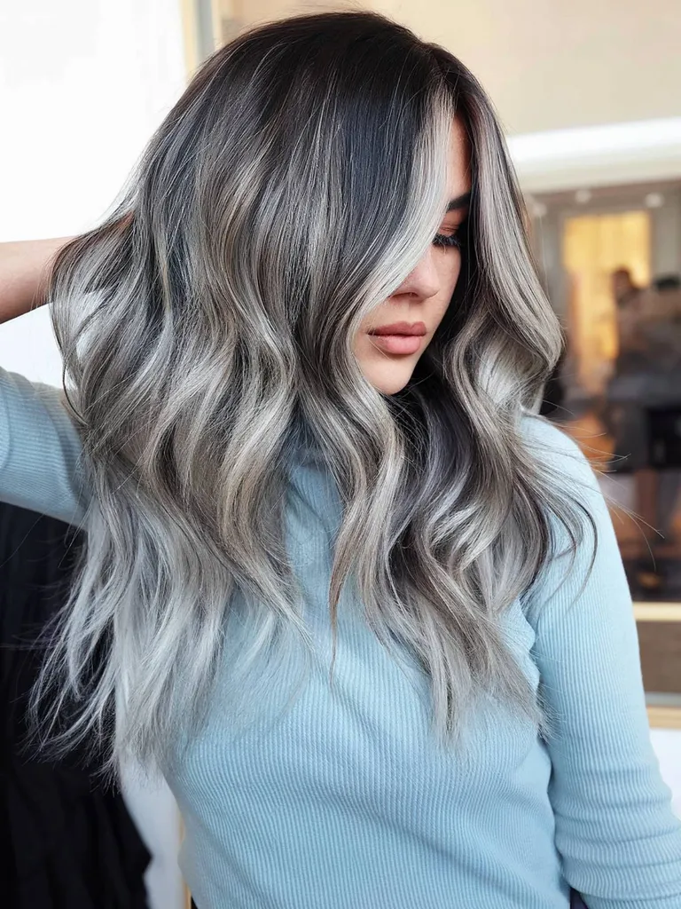 フルバレイヤージュ アッシュブロンド' title=