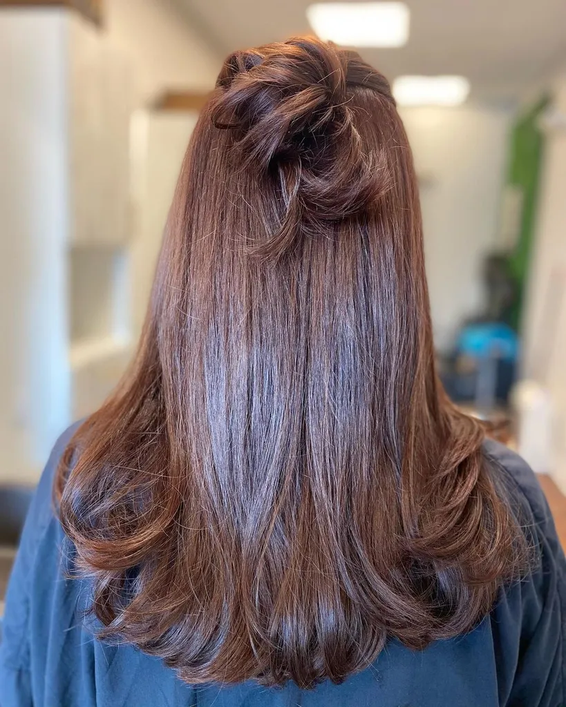 Couleur de cheveux Auburn Bronze Foncé' title=