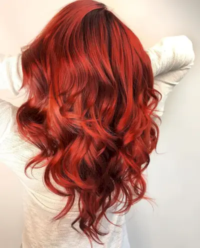 Red Hair with Dark Roots