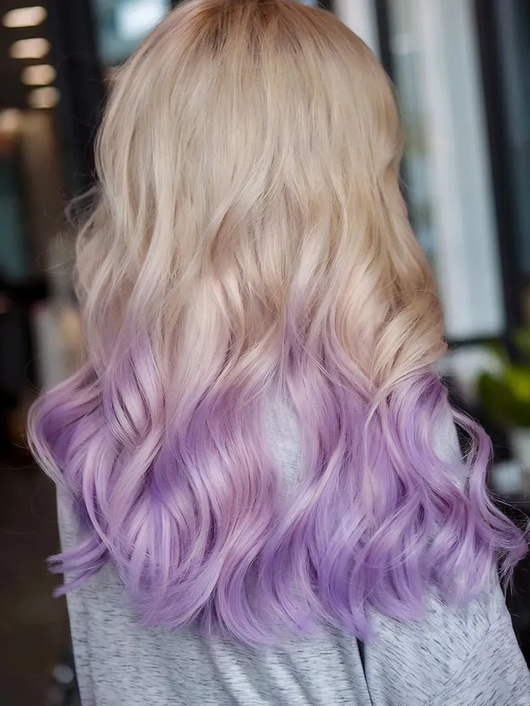 라벤더 옴브레' title=