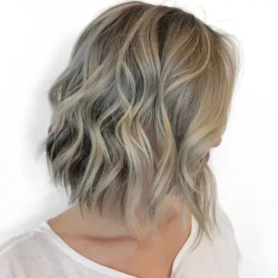Light Ash Blonde on Short Hair