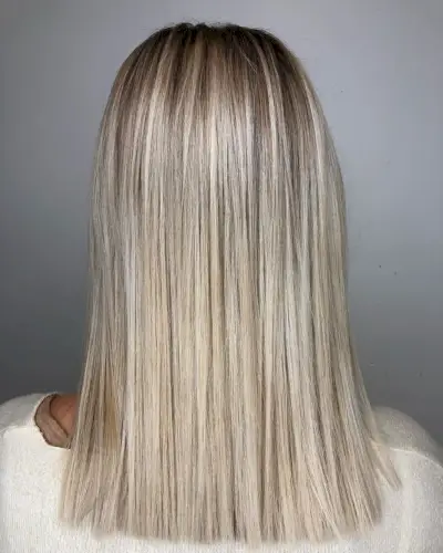 light ash blonde on brassy hair