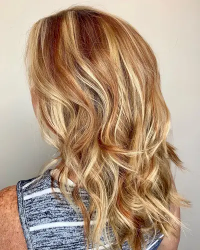 light ash blonde on orange hair