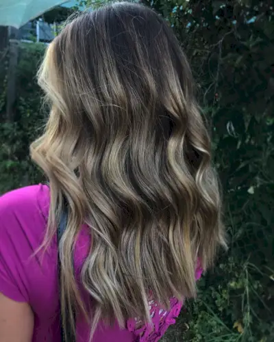 light ash blonde on black hair