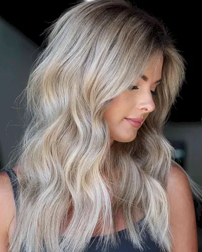 Stunning Blonde Extensions Modern Hairstyle