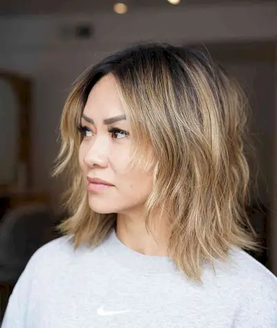 Modern Asian-Inspired Hair for ladies with fine hair