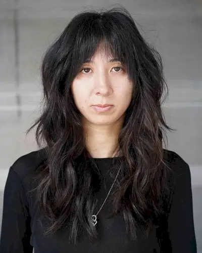 Beautiful Modern Shag for Long Hair and for ladies with fine hair