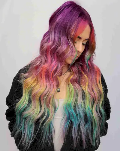 Modern Unicorn Hair Color