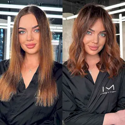 Modern Medium Layers with Long Curtain Fringe