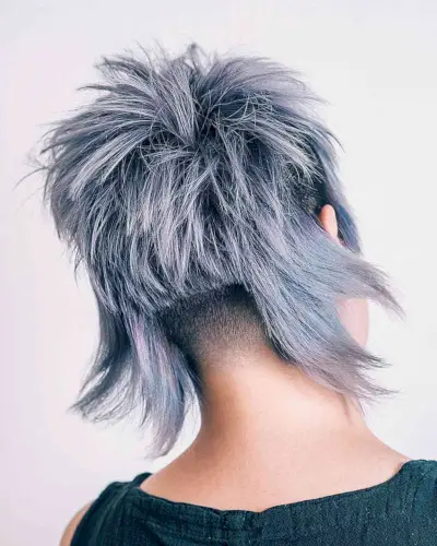 Modern Undercut Mohawk Hairstyle for Women