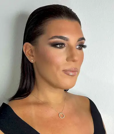 Medium-Length Wet Brush Back Style