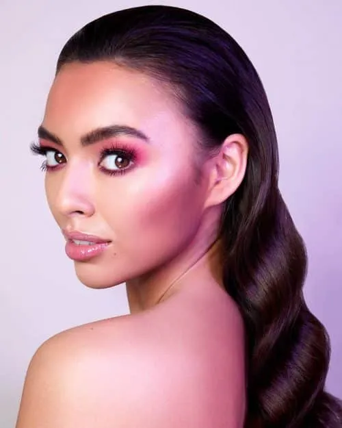 ワンド カール パーティー ヘアスタイル' title=