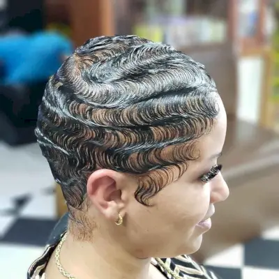 Missy Elliot Finger Waves