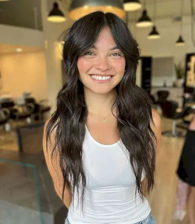 Side-Parted Mermaid Cut Shag with Soft Layers