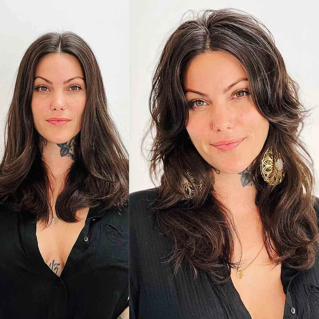 Magníficas capas afeitadas en cabello de longitud media' title=