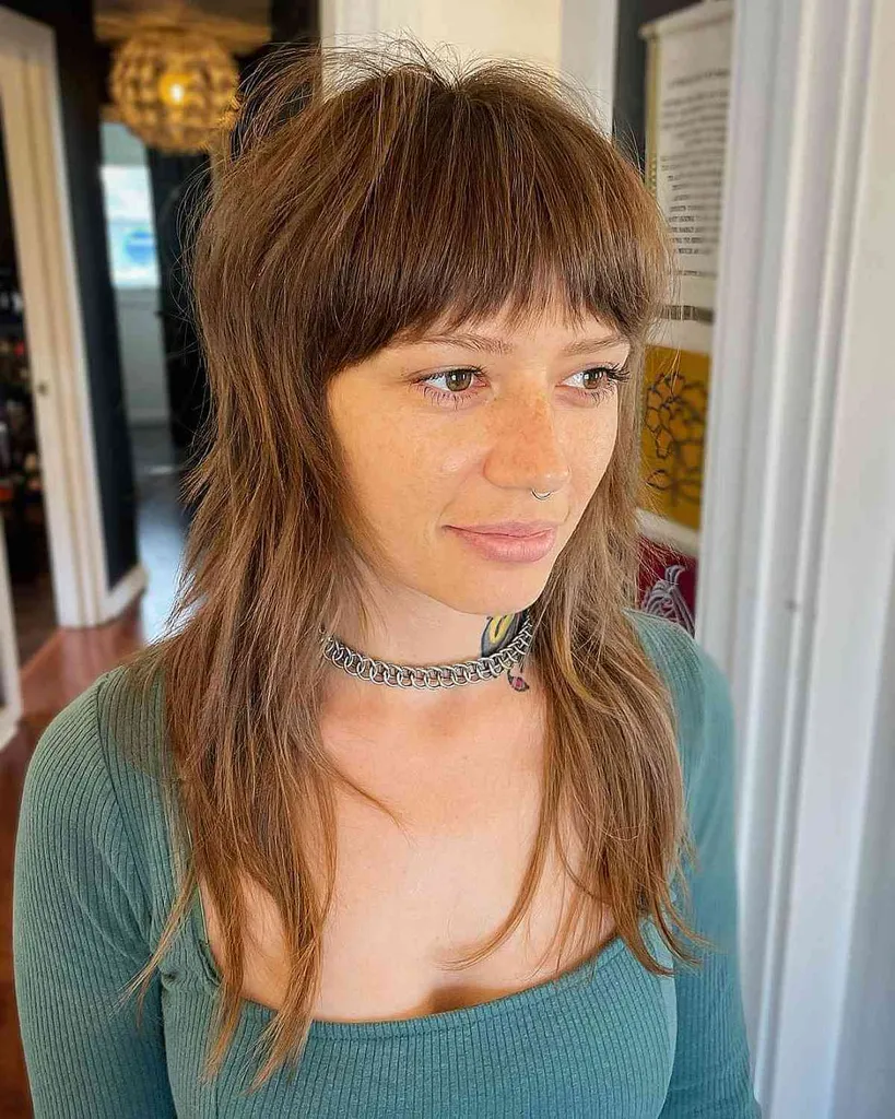 Shag afeitado desconectado moderno' title=