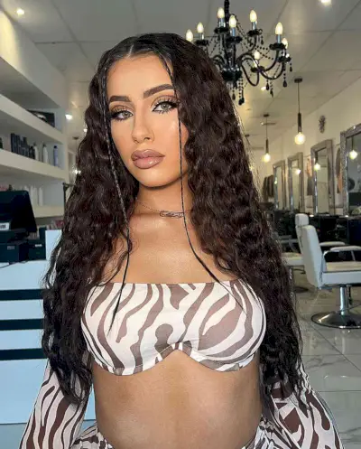 Long Wavy Mermaid Haircut with Face-Framing Braids