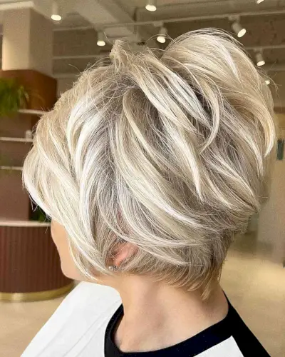 High Stacked Bob with Layers Different Hairstyles