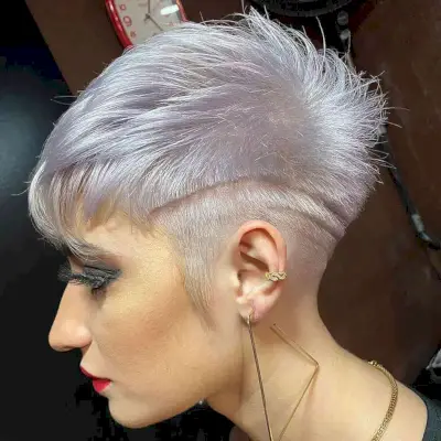 Edgy Undercut Hairstyle with Design