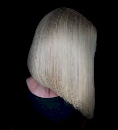 Angled forward bob different hairstyle